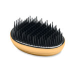 Anti-Tangle-Haarbürste Gold, Rückansicht