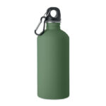 Einwandige Trinkflasche 500ml Gruen als Werbeartikel mit Logodruck