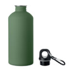Einwandige Trinkflasche 500ml Gruen, Rückansicht