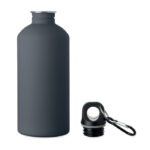 Einwandige Trinkflasche 500ml Blau, Rückansicht