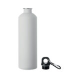 Einwandige Trinkflasche 750 ml Weiß, Rückansicht