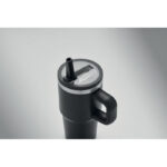 Doppelwandiger Trinkbecher 500ml Schwarz von oben