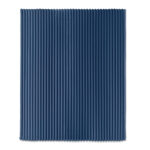 RPET-Fleece-Decke Blau von oben