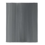 RPET-Fleece-Decke Grau von oben