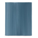 RPET-Fleece-Decke Blau von oben