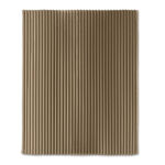 RPET-Fleece-Decke Braun von oben