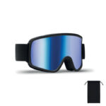 Skibrille mit verspiegelter Scheibe als Werbeartikel mit Logo
