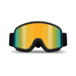 Skibrille UV400 Orange, Rückansicht