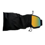 Skibrille UV400 Orange von oben