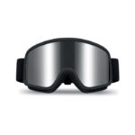 Skibrille UV400 Silber, Rückansicht