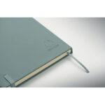 DIN A5 Notizbuch mit Kuli Blau, Detailaufnahme des Materials