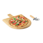 Pizza-Set Bambus, Rückansicht