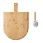 Pizza-Set Bambus – Vorderansicht