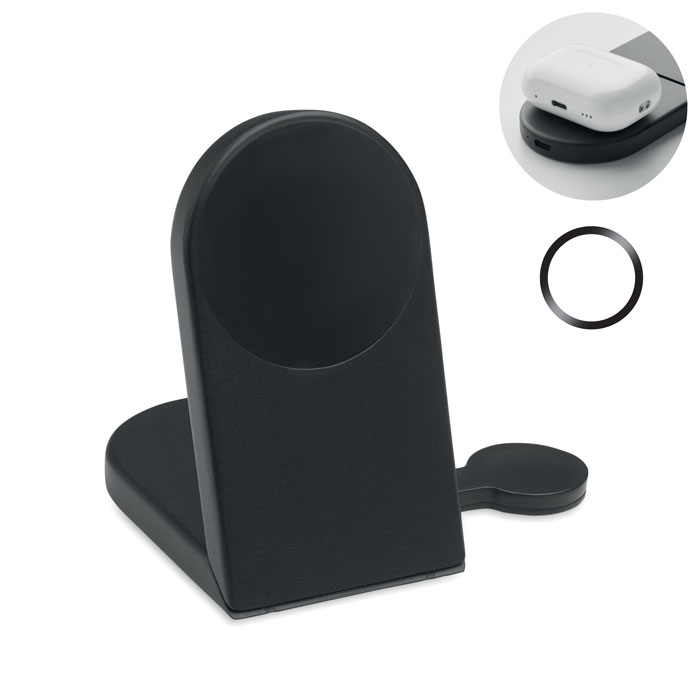 3in1 kabellose Ladestation 3in1 kabellose Ladestation als Werbeartikel mit Logodruck