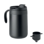 Doppelwandiger Becher & Filter als Werbeartikel mit Logodruck