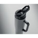 Doppelwandiger Becher 900ml Grau von oben