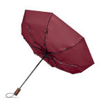 21" Automatik Regenschirm Rot von oben