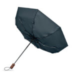 21" Automatik Regenschirm Blau von oben