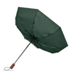 21" Automatik Regenschirm Gruen von oben