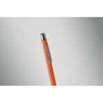 Druckkugelschreiber recy. Alu Orange, Detailaufnahme des Materials
