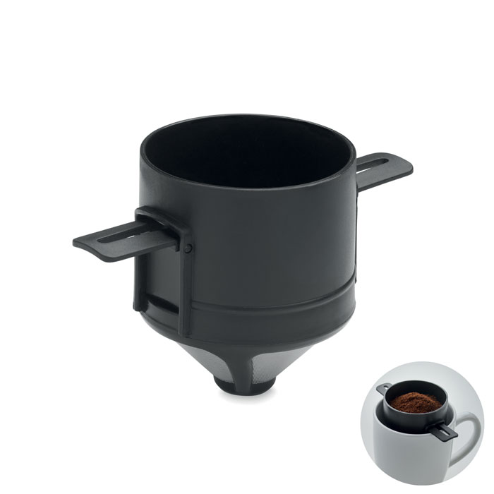 Wiederverwendbarer Kaffeefilter Wiederverwendbarer Kaffeefilter als Werbeartikel mit Logodruck
