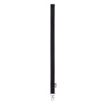 Lanyard RPET 20mm Schwarz von oben