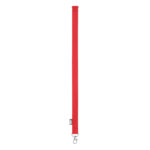 Lanyard RPET 20mm Rot, geöffnet dargestellt
