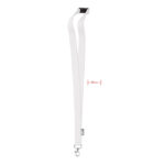 Lanyard RPET 20mm Weiß als Werbeartikel mit Logodruck