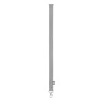 Lanyard RPET 20mm Grau, Rückansicht
