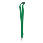 Lanyard RPET 20mm Gruen als Werbeartikel mit Logodruck