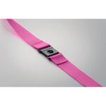 Lanyard RPET 20mm Rosa, Detailaufnahme des Materials