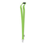 Lanyard RPET 20mm Gruen als Werbeartikel mit Logodruck