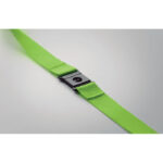 Lanyard RPET 20mm Gruen, Detailaufnahme des Materials