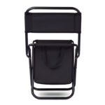 Klappstuhl mit Kühltasche von oben