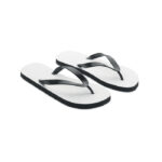 Sublimation-zehensandalen 38-41, geöffnet dargestellt