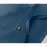 Hanf Küchenschürze 200g/m² Blau, Detailaufnahme des Materials
