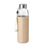 Trinkflasche Glas 500ml, Seitenansicht