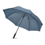 Regenschirm mit ABS Griff Blau, geöffnet dargestellt