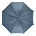 Regenschirm mit ABS Griff Blau von oben
