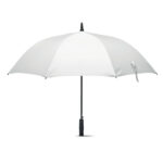 Regenschirm mit ABS Griff Weiß als Werbeartikel mit Logodruck