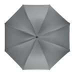 Regenschirm mit ABS Griff Grau von oben