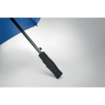 Regenschirm mit ABS Griff Blau, Detailaufnahme des Materials