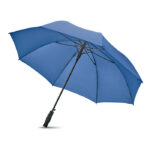Regenschirm mit ABS Griff Blau, geöffnet dargestellt