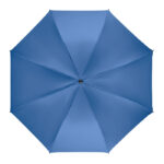 Regenschirm mit ABS Griff Blau von oben