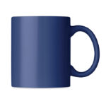 Keramik Kaffeebecher 300ml Blau, Seitenansicht