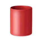 Keramik Kaffeebecher 300ml Rot, Rückansicht