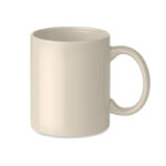 Keramik Kaffeebecher 300ml Braun als Werbeartikel mit Logodruck