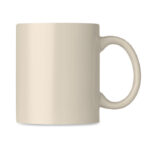 Keramik Kaffeebecher 300ml Braun, Rückansicht