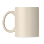 Keramik Kaffeebecher 300ml Braun von oben