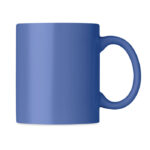 Keramik Kaffeebecher 300ml Blau, Seitenansicht